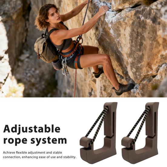 1/2 Bucăți Accesorii cu Cleme Design în Formă de U Fixare prin Agățare Cârlig de Remorcare cu Frânghie Împletită Neagră Reglabilă Clema Reglabilă Convenabilă