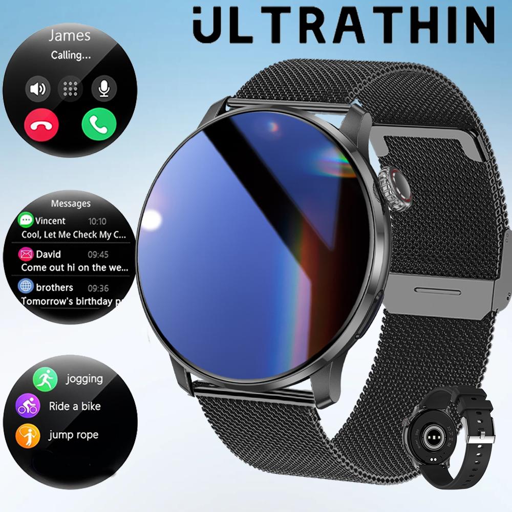 NEW 8MM Ultra-thin body Fashion SmartWatch 1.43"AMOLED HD Screen Women's Health Heart Rate Bluetooth Call Woman Smart Watch