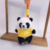 Cute Panda Plush Toy Keychain Bag Charm Doll Pendant Gift With Custom Printing