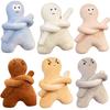 Cute Cartoon Mini People Plush Pillow Doll For Girls Soft And Comfortable