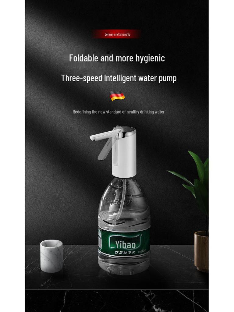 Rechargeable Folding Electric Water Dispenser with Insect-Proof Feature