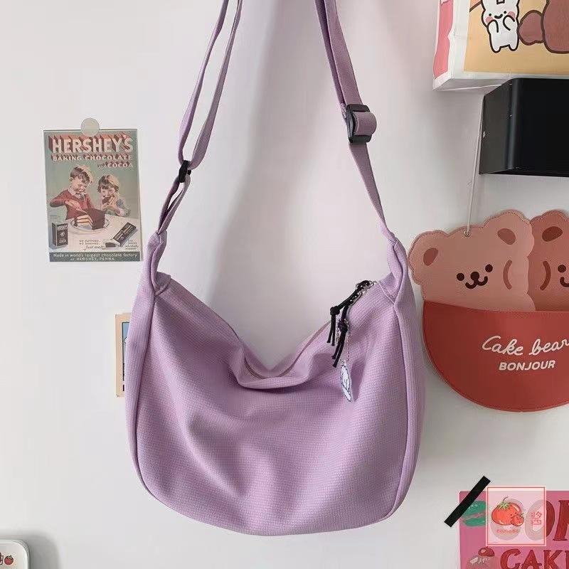 Stylish, simple and versatile, daily trend candy color, new women's shoulder messenger bag