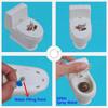Prank Squirt Toilet Mini Funny Squirt Water Toliet with 3D Poop Funny Joke Gag Secret Squirting Toilet Toy for Boys and Girls