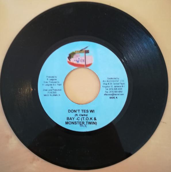 

7inch Record TOK MONSTER TWINS HAWKEYE Dont Test Wi Laser Beam Dem NONE SHOE LANE PRODU 2005 Jamaica Reggae Ska Dub Used