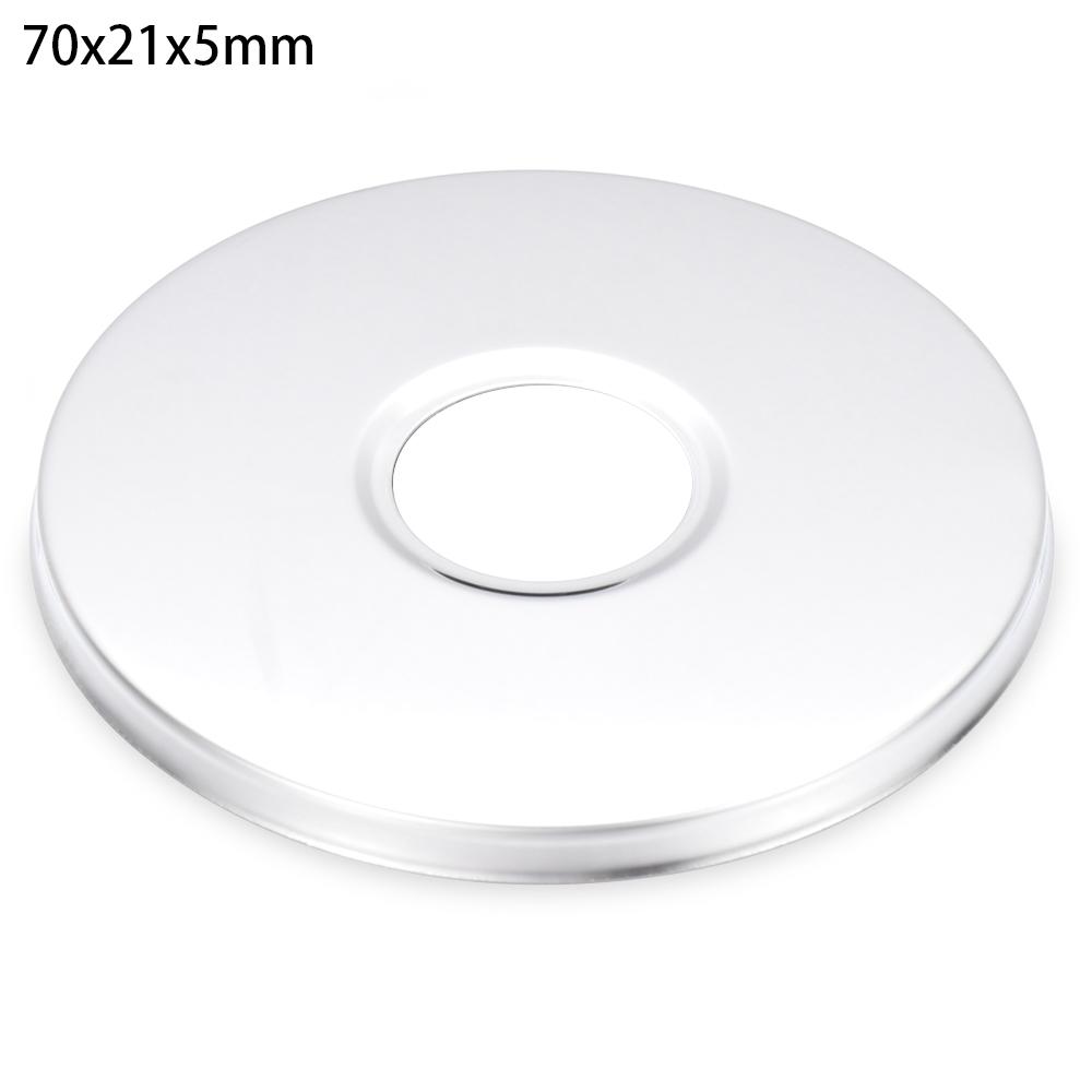 1PC Self-Adhesive Stainless Steel Faucet Decorative Cover Shower Chrome Finish Water Pipe Wall Covers Bathroom Accessories