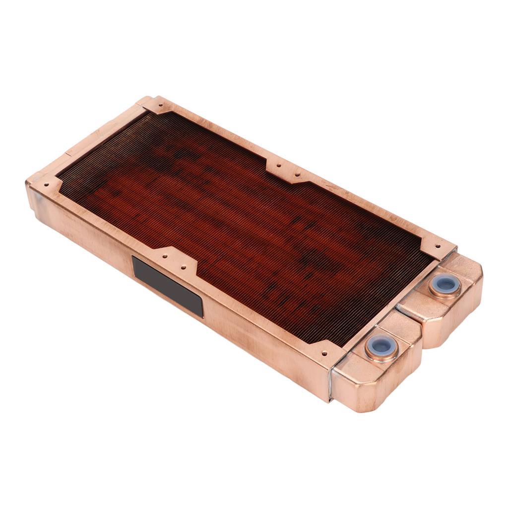 Water Cooling Radiator All Copper 7mm Round Tube G1 4 Thread Industrial Computer Water Cooling Radiator