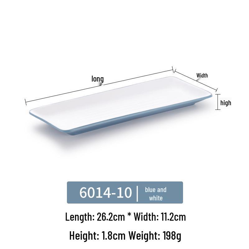 Kaibaiya Melamine Rectangular Sushi & BBQ Tray