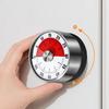Mechanical Countdown Timer Stainless Steel Kitchen Machinery Timer Clear Scale Visual Timer 60 Minute for Cooking Baking