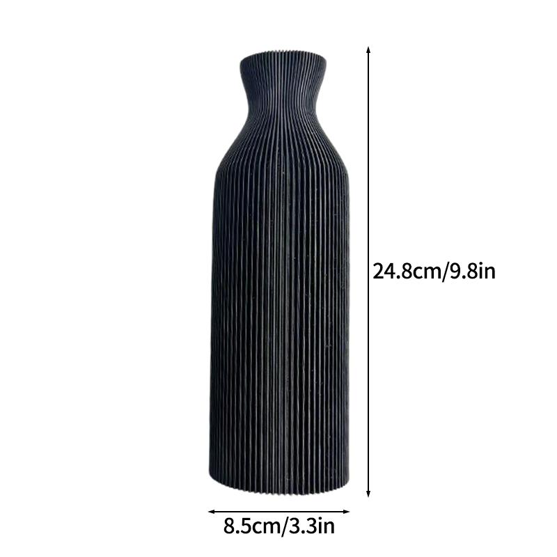 3d Printed Vase Modern Style Vase Flower Vase with Swirl Pattern Aesthetic Floral Display Vase for Living Room Desktop Decor