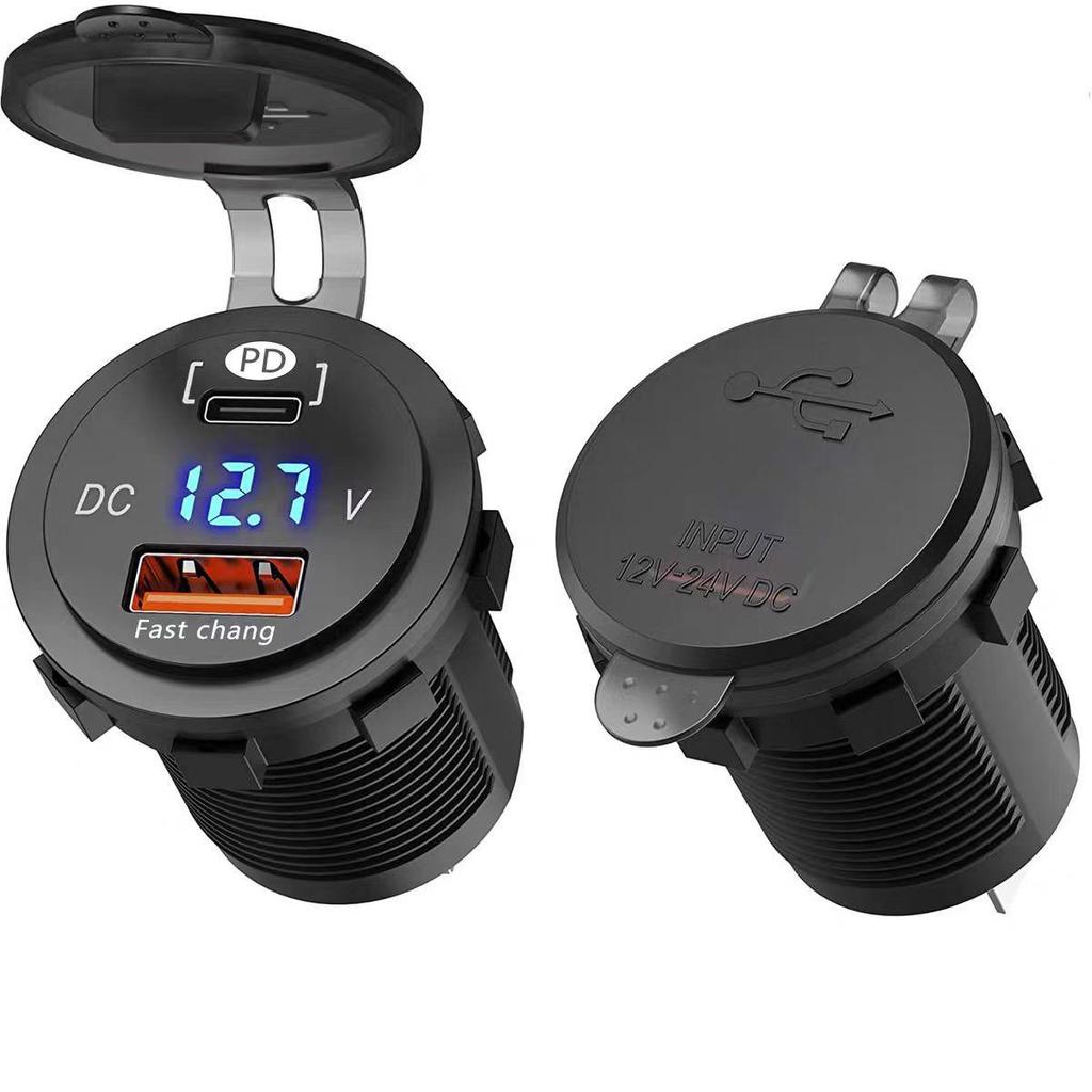 Super Fast Car & Motorcycle Charger, PD Fast Charge Cigarette Lighter Adapter