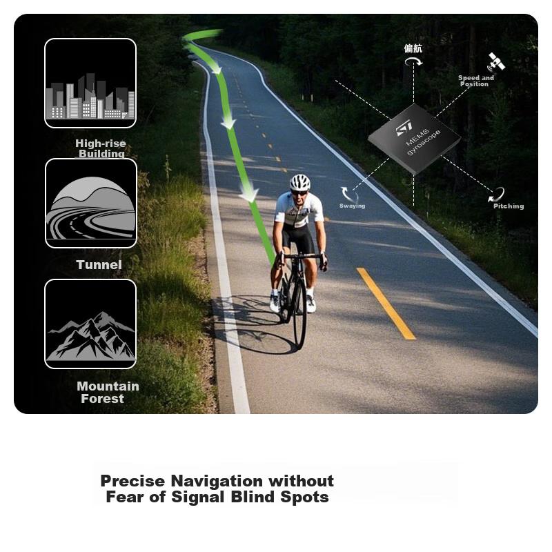 Avant700 Mountain And Road Bike Computer, GPS Smart Wireless Cycling Navigation, Obsidian Black