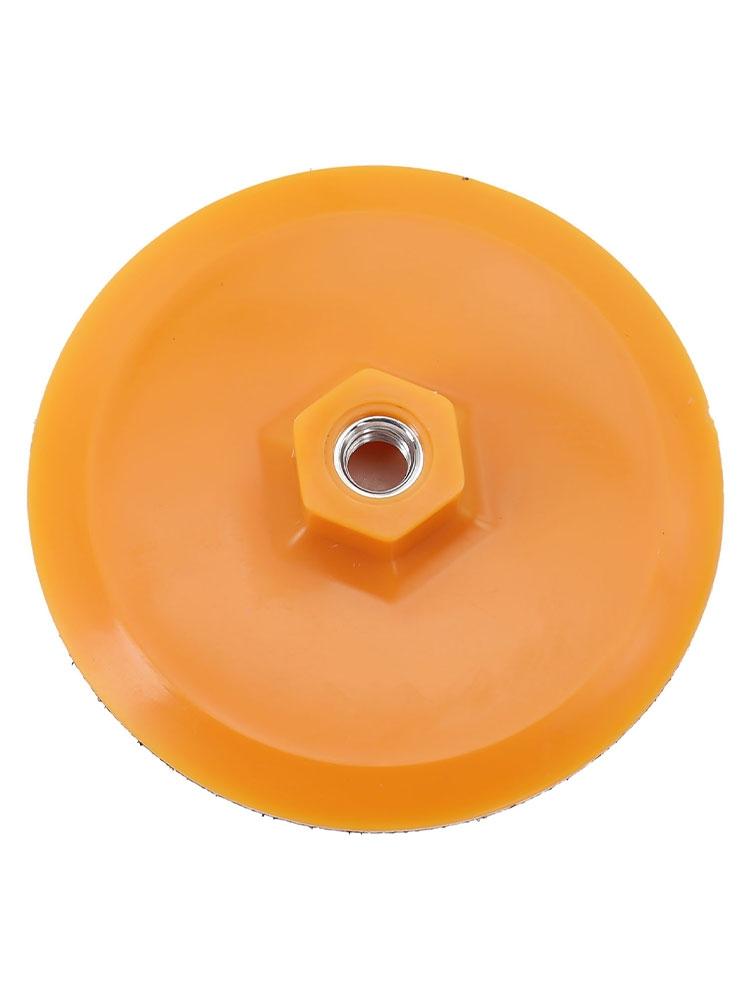 Backing Pad Polishing Pad Plastic Middle Soft Layer Black Hook