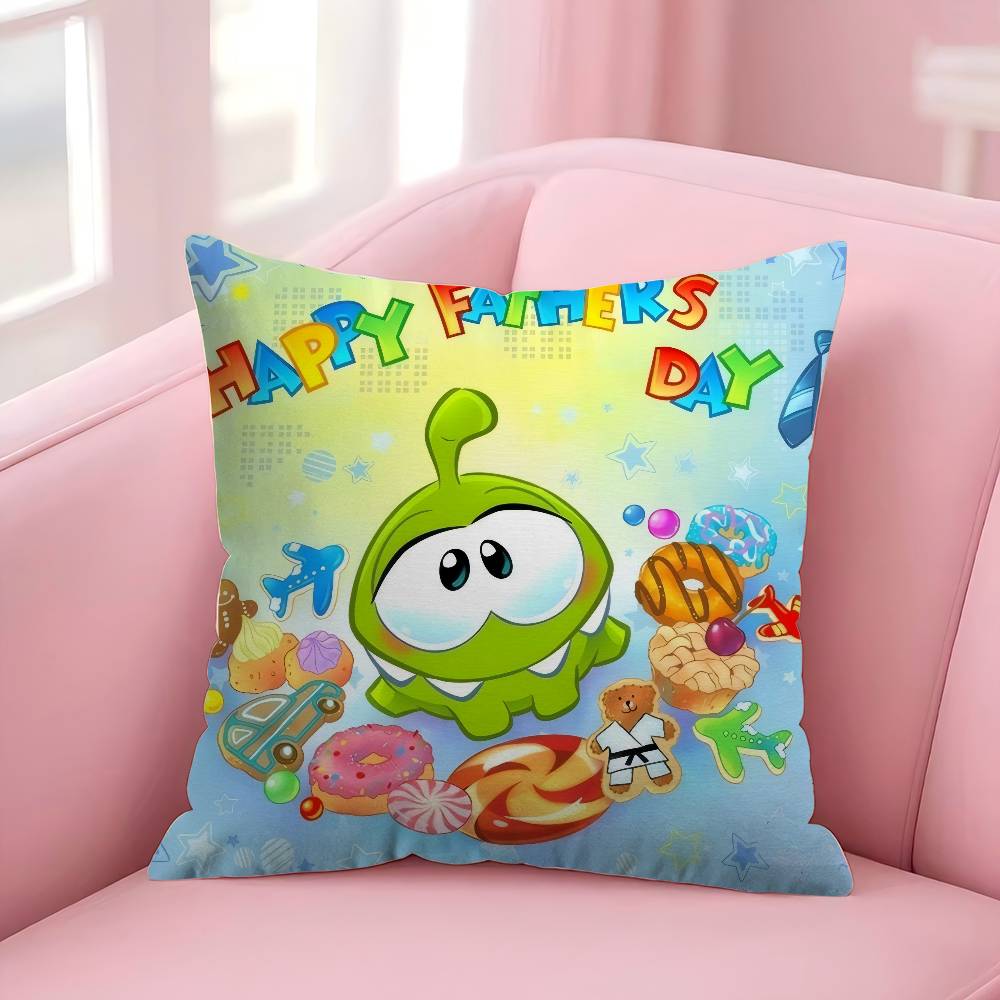 Anime o-o-Om Fun Nom Stories  Pillow Gift Home Office Decoration Bedroom Sofa Car Cushion Cover Case 45x45
