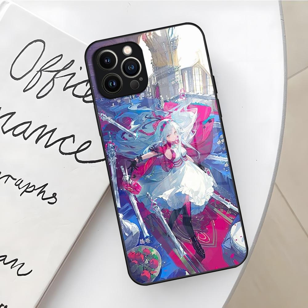 Game Wuthering Waves Phone Case for Iphone 16 15 14 12 11 13 Pro Max Mini X Xr Xs Se 8 Puls Glass Cover