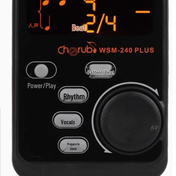 

Little Angel WSM-240 Metronome for Piano, Violin, Erhu, Guzheng, Guitar, and Drums