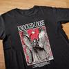 T-shirt in Cotone Nero con Scollo a Bandiera Uomo Taglia S-5XL T-shirt Unisex