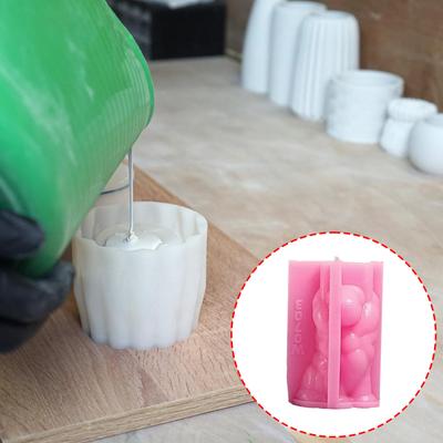 Hunddjur Silikonljusformar för Epoxiharts Ljus Tvål Choklad Fondant Silikonform Cementlera Silikonformar