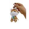 Cute Plush Kitten Keychain Bag Charm Adorable Cartoon Cat Doll Pendant Accessory