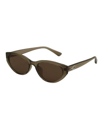 MAISON MASTER Banila Sunglasses Crystal Khaki-Brown