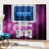 3D Cool Hra Elektronický Ovladač Závěs Gamer Boy Dětský Pokoj Dekor Závěs Obývací Pokoj Dekor Závěs 2 Panely Doprava Zdarma