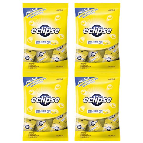 Eclipse Soft Candy Lemon Mint 180g x 4 One thing