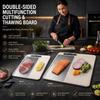 Stainless Steel Chopping Board Double-Sided Vegetable Cutting Board Cutting Board Mats  Frozen Meat