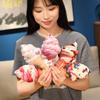 Simulation Ice Cream Plush Toy Soft Stuffed Food Delicious Dessert Doll Kids  Huggable Sleep Accompany Pillow Cushion Home Decor