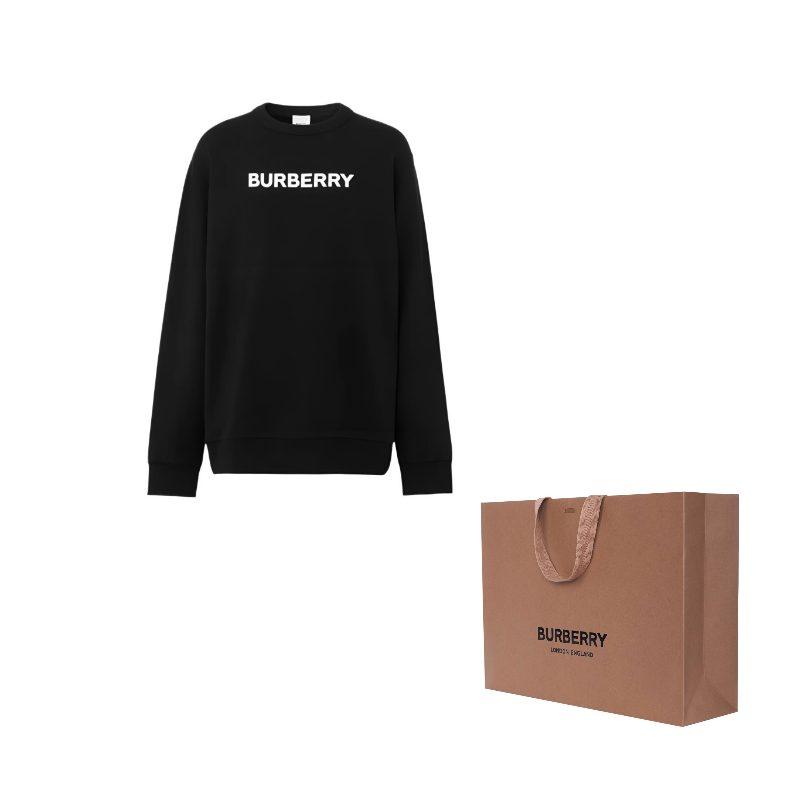 Burberry Logo Print Cotton Sweater 80553121