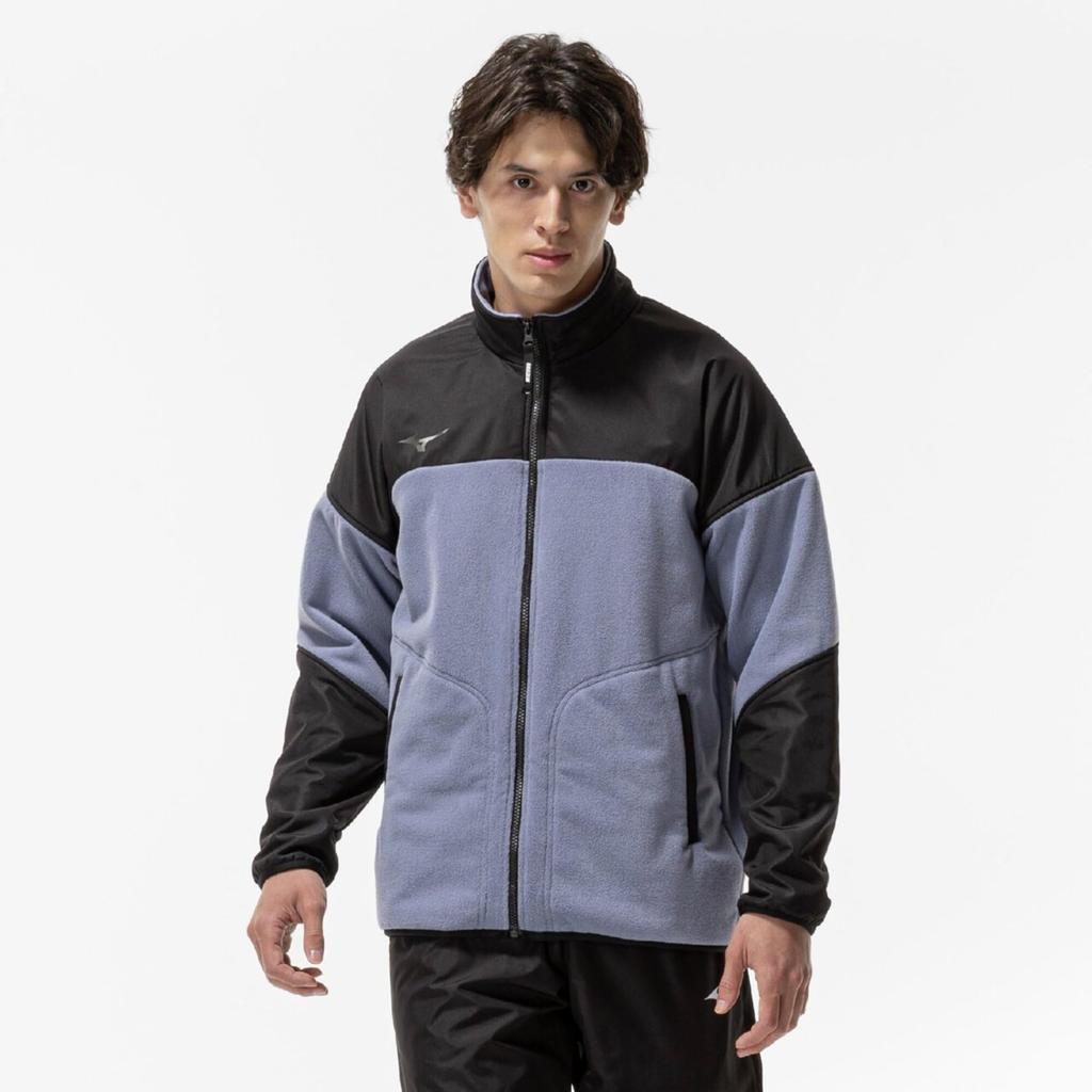 Mizuno Tennis Wear Fleece Granite Gray Water-Repellent Jacket, 62MCB520,
