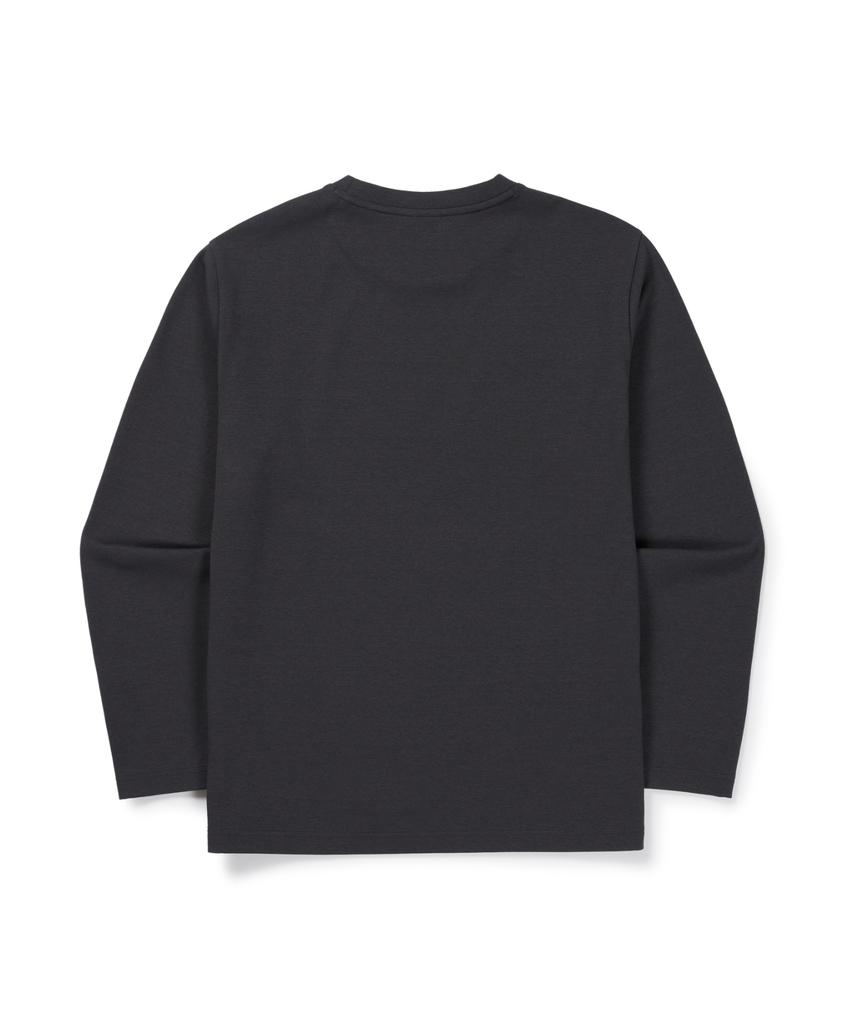 SNOWPEAK APPAREL Quick-Dry Long Sleeve T-Shirt (S26Fmftl14) Charcoal
