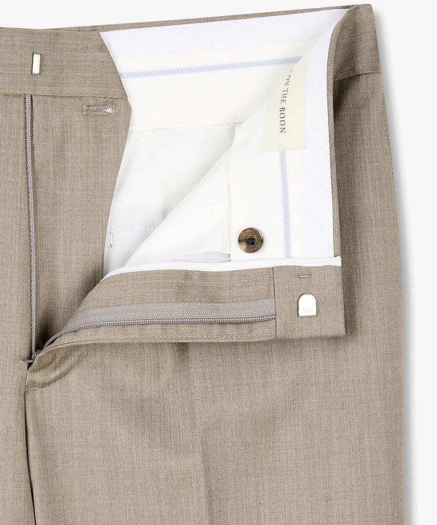 MAN ON THE BOON Four Seasons Wool Twill Suit Pants_Brown 4716152002