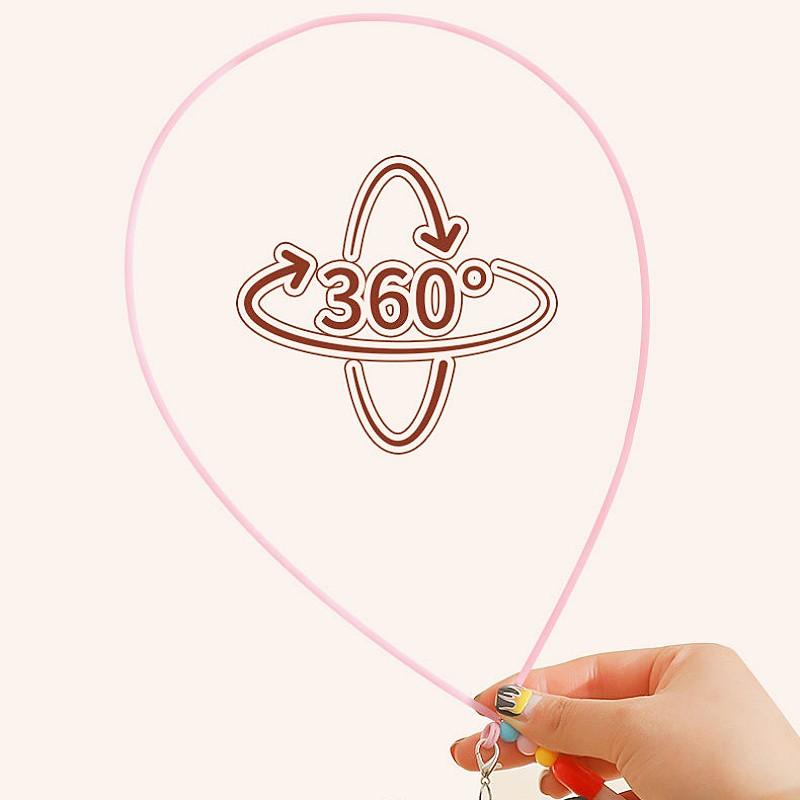 Cat Toy Butterfly Cats Stick Toy Steel Wire Cat Toys Interactive with Bell Long Handle Tassel Teaser Toys for Cats Scratching