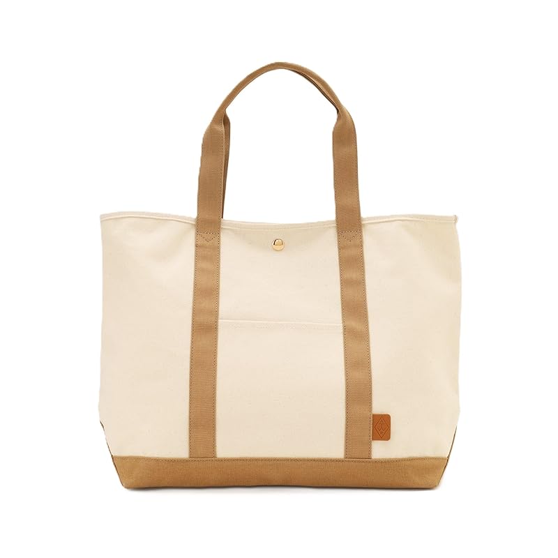 

[ afternoon tea living ] AfternoonTea LIVING tote bag JK98 Canvas tape A4 tote bag ivory