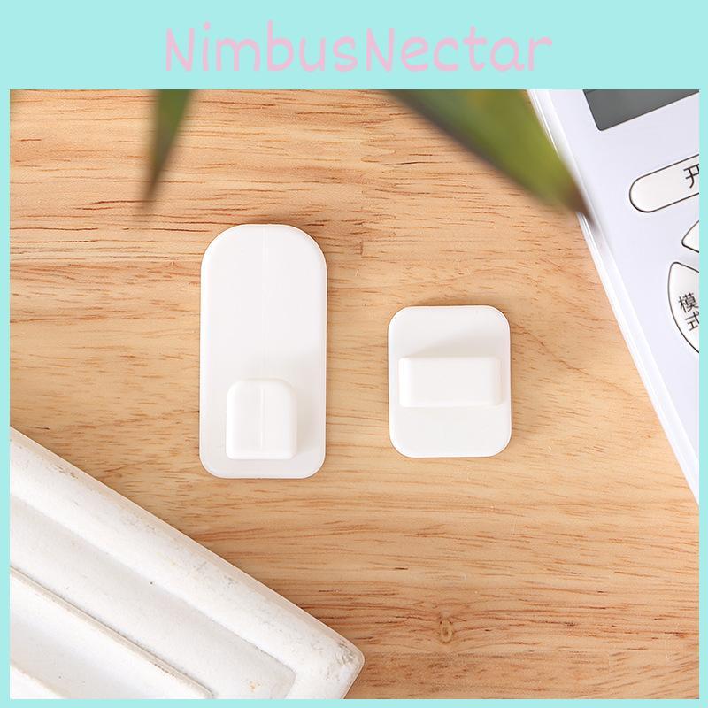 Plastic Hooks Adhesive For Modern Minimalist Wall Storage Home Office Decor