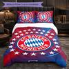 Bayern Munich Themed Bedding 3Pcs Duvet Cover Set Decorative Bed Linen For Teen Room Home Decoration