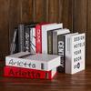 Minimalist Faux Book Decor for Living Room Display