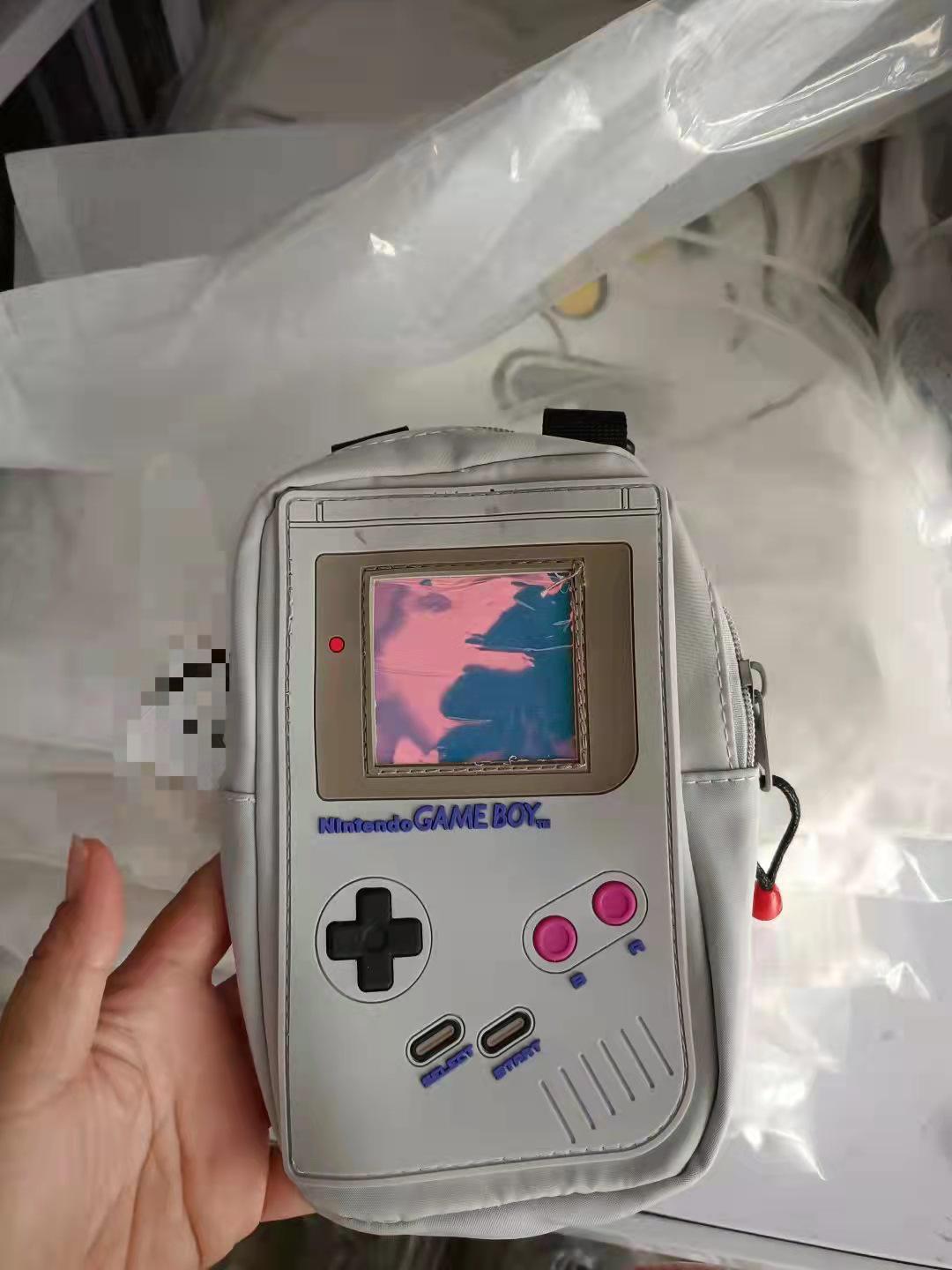 

Детская сумка кроссбоди для игровой консоли Nintendo Z Family - Мультяшный дизайн (2021) 19x12x5cm светло-серый