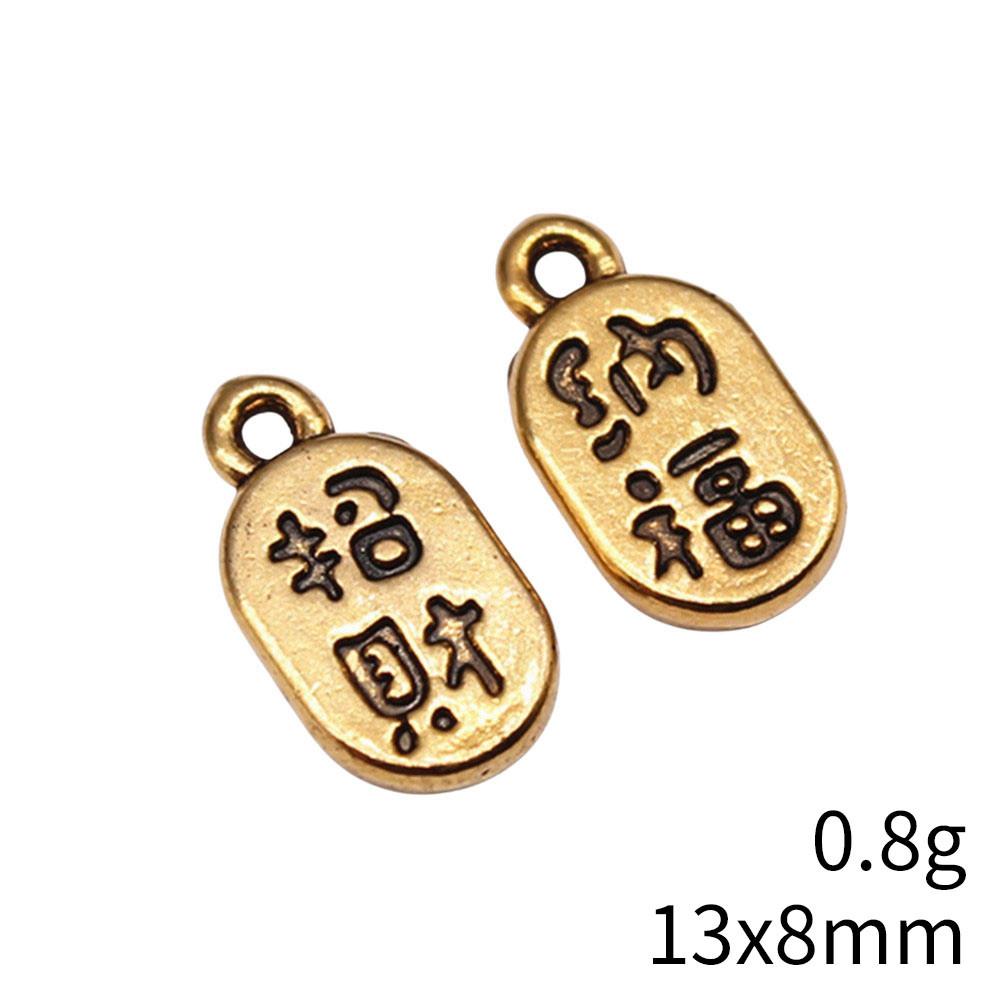 Valentine's Day Charms For Necklace Chinese Knot Chinese Character Charms Pendant Women's Bag Pendant Accessories