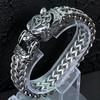 Men's Bracelet Retro Punk Style Stainless Steel Snake Head Beast Head Skull Jewelry Does Not Fade
