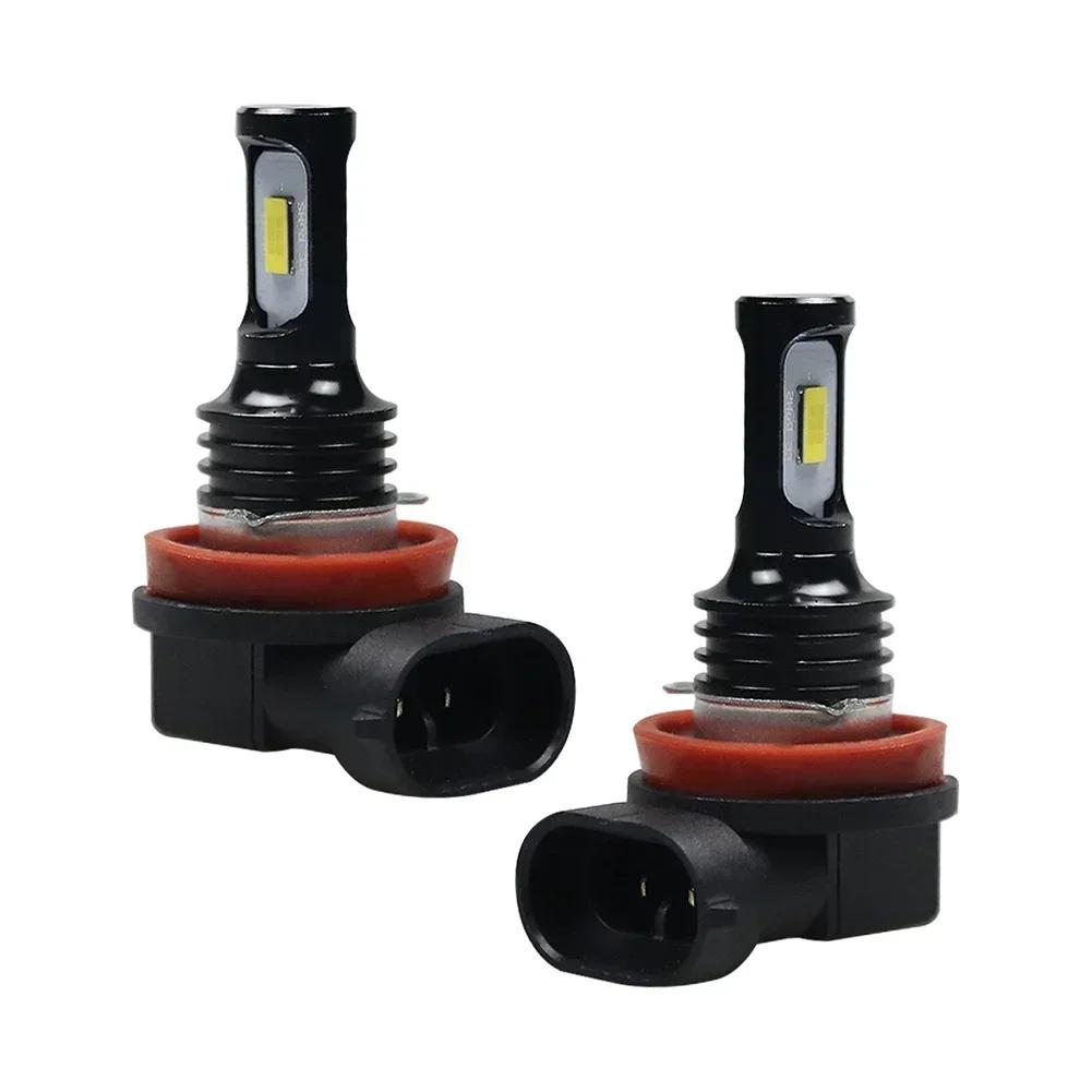 2 Stück Canbus Fehlerfrei H11/H8/H9 LED Scheinwerfer Umrüstbirnen Nebelscheinwerferbirnen 100W DC12V-24V 6000K-7000K 42000LM Weiß