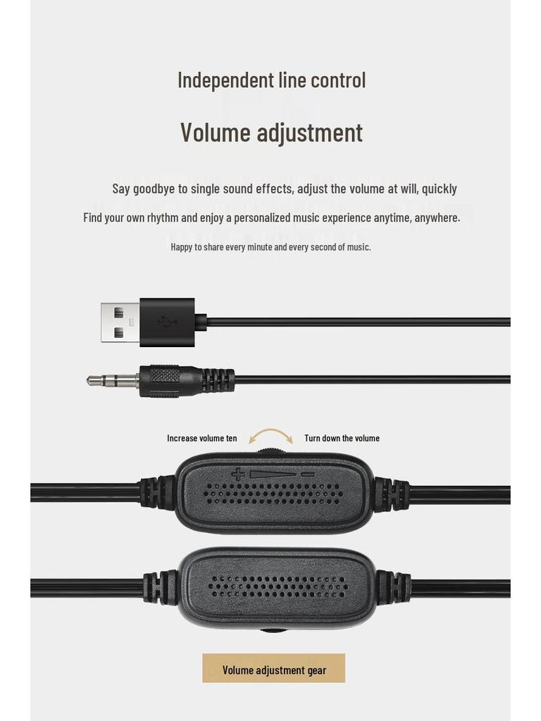 Private Model A300 Wired Multimedia Desktop Speakers with Mini Subwoofer