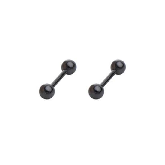 Round Bead Earrings New Style Trendy Personality Earrings Simple and Cold Wind Ear Bone Nails for Women Small and Versatile