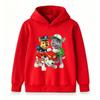 Kids Boys Girls Cartoon Dog Printed Hoodies Casual Long Sleeve Pullover Sweatshirt For Children Cute Comfortable Tops For Daily Wear