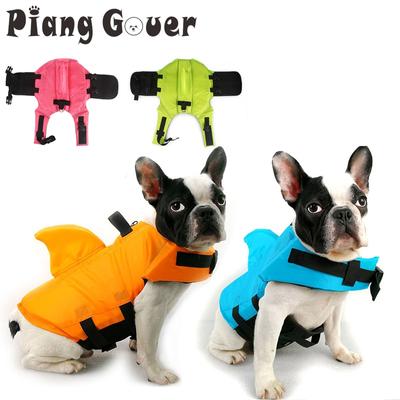Köpek Can Yeleği Yaz Köpekbalığı Pet Can Yeleği Köpek Giysileri Köpekler Mayo Evcil Hayvanlar Yüzme Suit