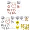 Rose Gold Bride To Be Letter Foil Balloon Love Ballon Wedding Engagement Decor Bachelor Party Wedding Bridal Shower Supplies
