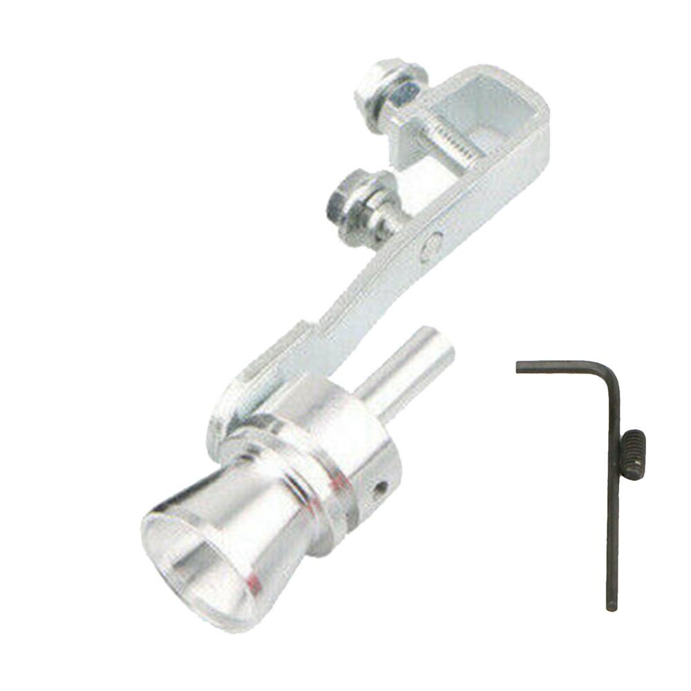 Турбо Свист Турбо Звук Выхлопная Труба Глушитель Свист Симулятор Автомобиля Универсальный Выхлопная Труба Глушитель Рев Производитель серебряный