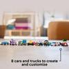 LEGO Classic Creative Vehicles, Colorful Building Blocks, Building Kit, Ice Cream Truck, Police Car, Toy Model City Car, and More, Gift, Toy Cars, for
