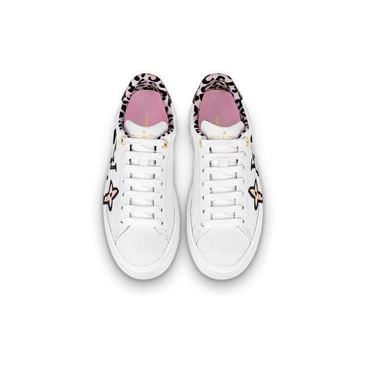 Louis Vuitton Time Out Sneakers 'White With Large Side Logo' Women's 1A93XF