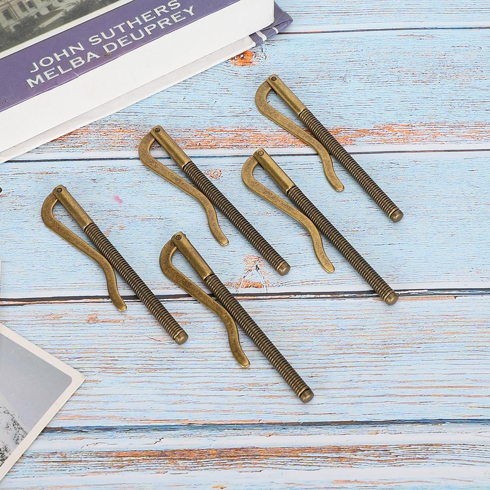 5Pcs Money Cash Clip Electroplated Steel High Hardness Spring 85mm for Leather Wallet