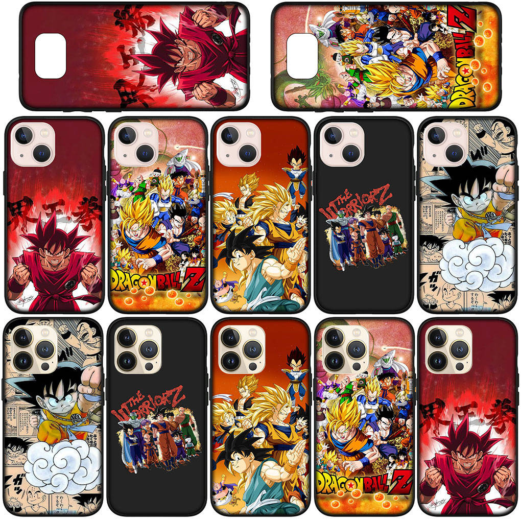 Phone Case for Samsung Galaxy S25 S24 S23 iPhone 16 15 Xiaomi Redmi Note 14 13 12 16E 11 Pro Max XR OPPO Moto Poster Dragon Ball Goku DragonBall Cover